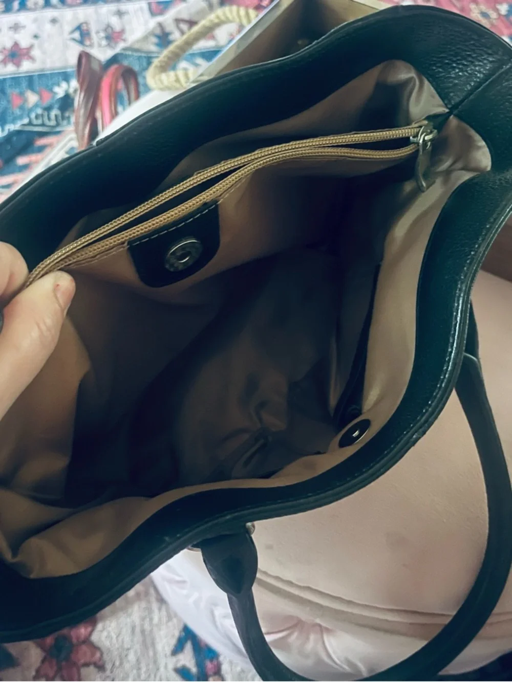 Leather Conceal carry handbag